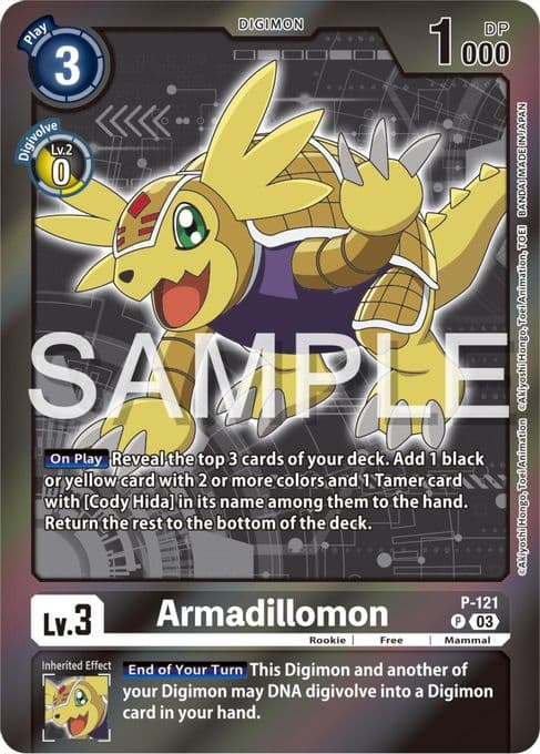 Armadillomon - P-121 (Digimon Adventure Box 2024)