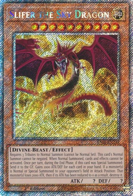 Slifer the Sky Dragon (Platinum Secret Rare)