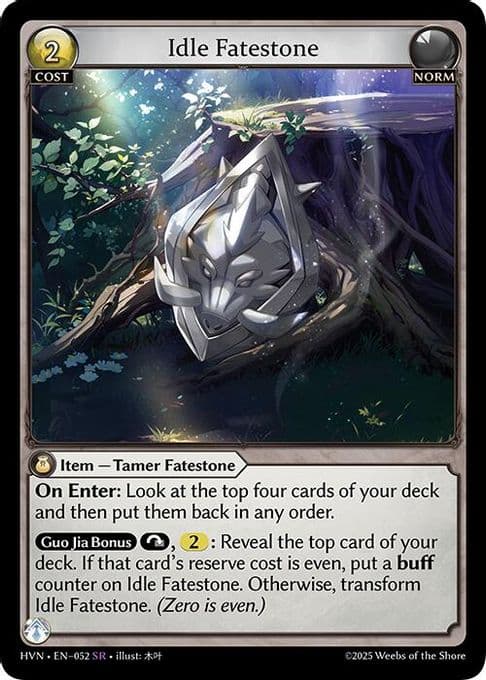 Idle Fatestone // Bolstered Boar