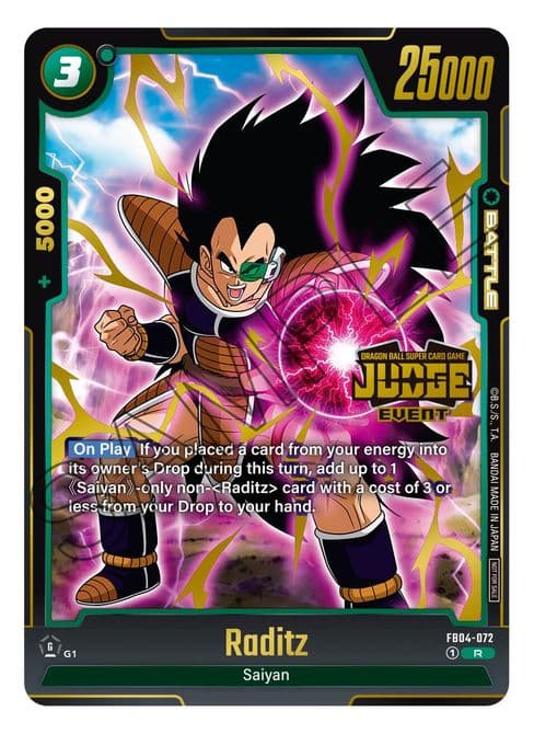 Raditz (Judge Pack (Event Judge) 03)