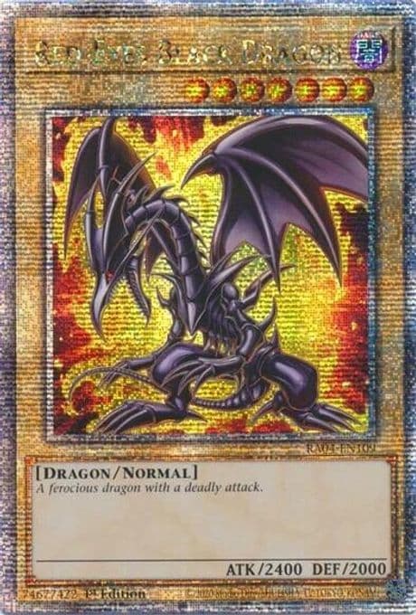 Red-Eyes Black Dragon (7th Art) (Quarter Century Secret Rare)
