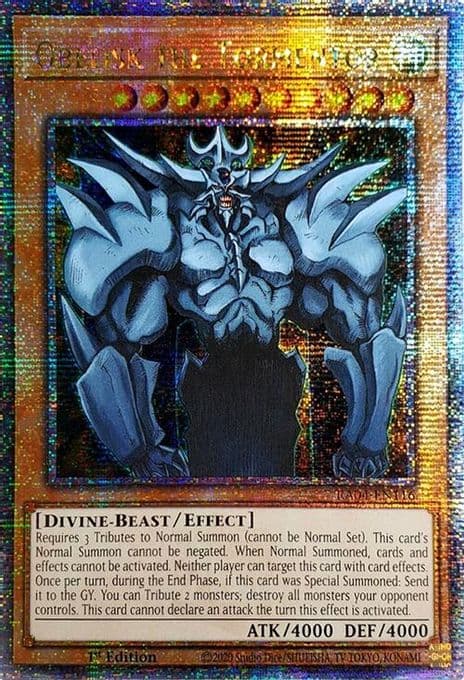 Obelisk the Tormentor (Quarter Century Secret Rare)