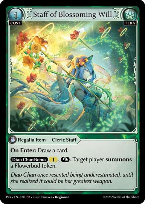 Staff of Blossoming Will