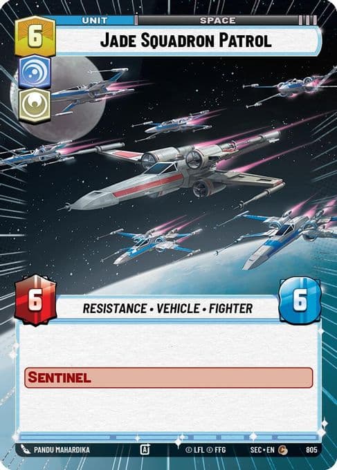 Jade Squadron Patrol (Hyperspace Foil)