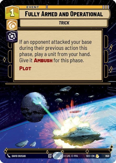 Fully Armed and Operational (Hyperspace Foil)