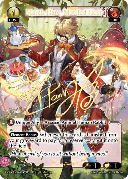 March Hare, Mottled Host (CSR)