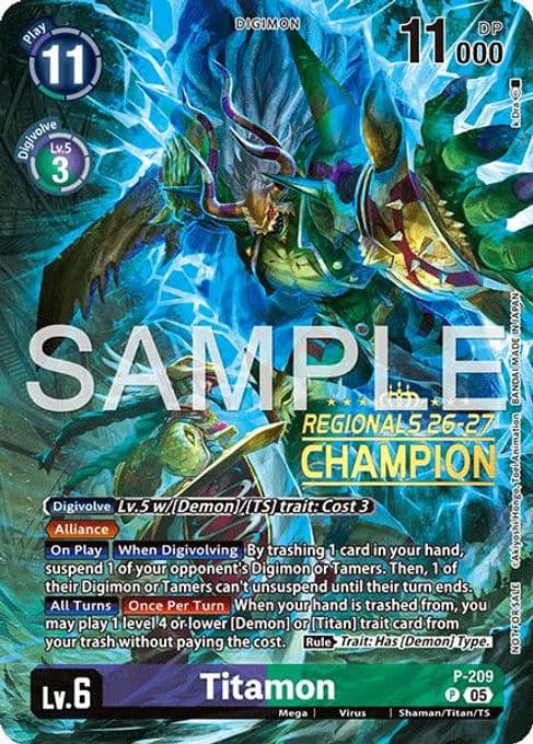 Titamon (Regionals 26-27 Season 1 Champion)