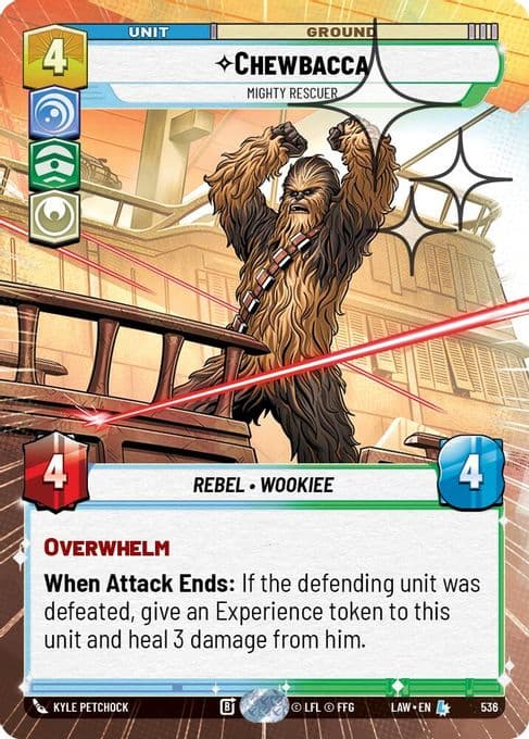 Chewbacca - Mighty Rescuer (Hyperspace Foil)