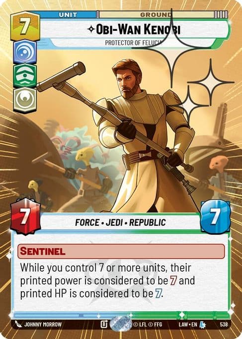 Obi-Wan Kenobi - Protector of Felucia (Hyperspace Foil)