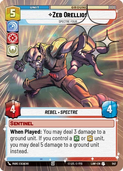 Zeb Orellios - Spectre Four (Hyperspace Foil)