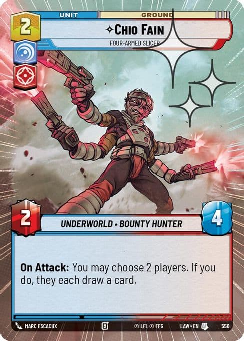 Chio Fain - Four-Armed Slicer (Hyperspace Foil)