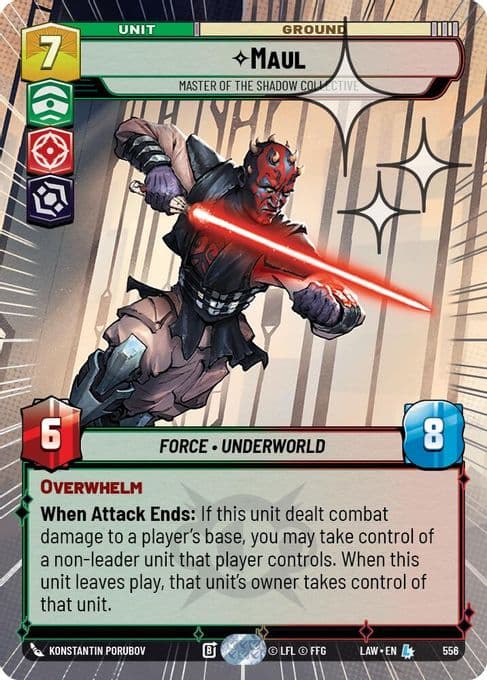 Maul - Master of the Shadow Collective (Hyperspace Foil)
