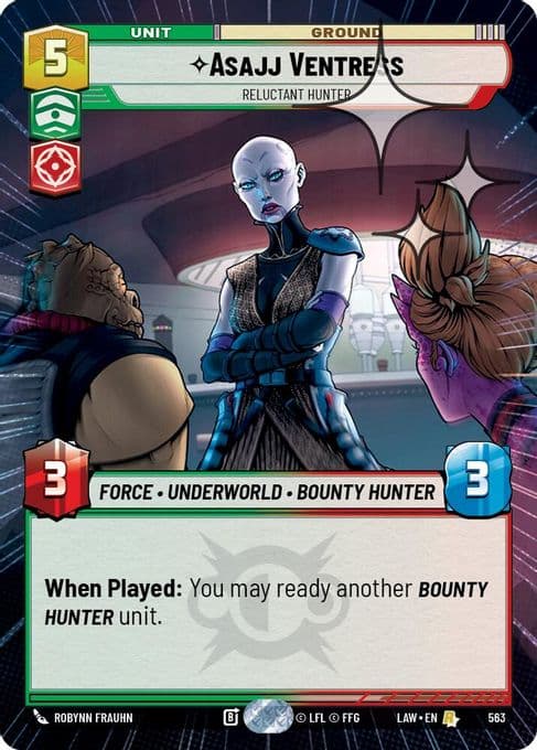 Asajj Ventress - Reluctant Hunter (Hyperspace Foil)