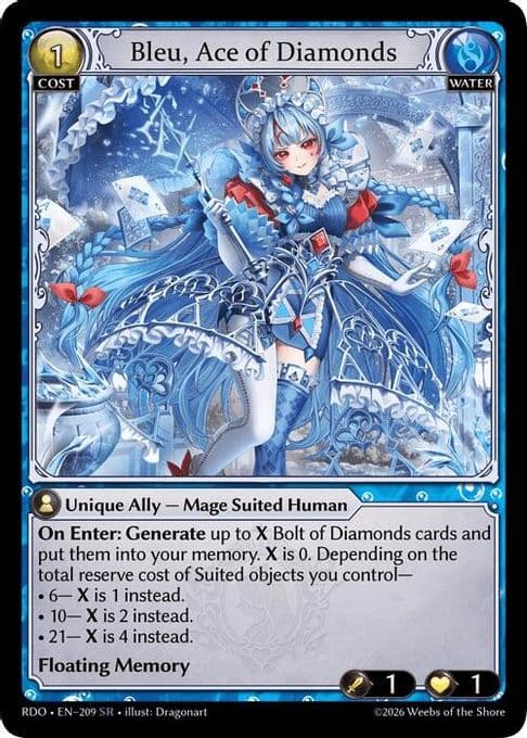 Bleu, Ace of Diamonds