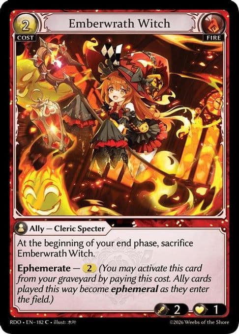 Emberwrath Witch (Curio Foil)