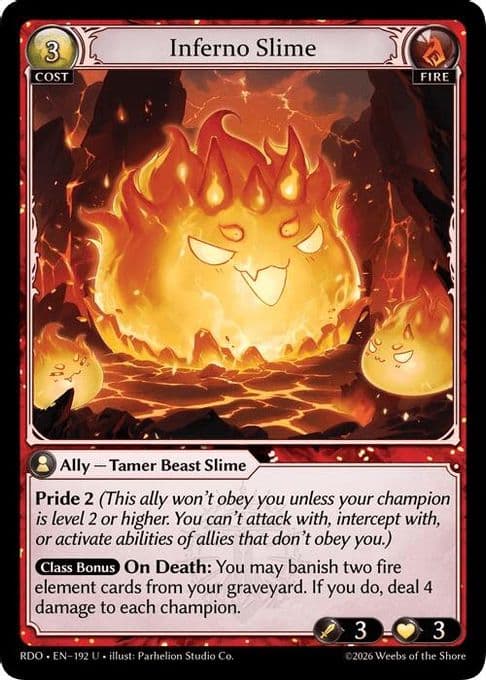 Inferno Slime (Curio Foil)