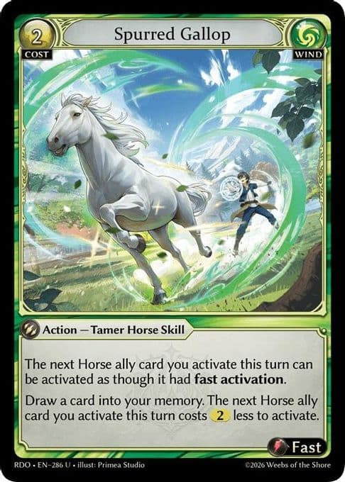 Spurred Gallop (Curio Foil)