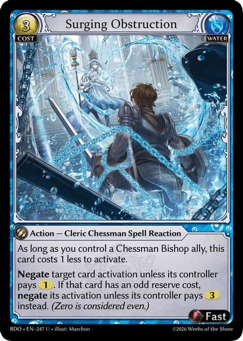 Surging Obstruction (Curio Foil)