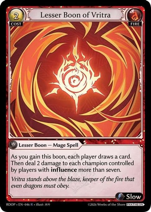 Lesser Boon of Vritra