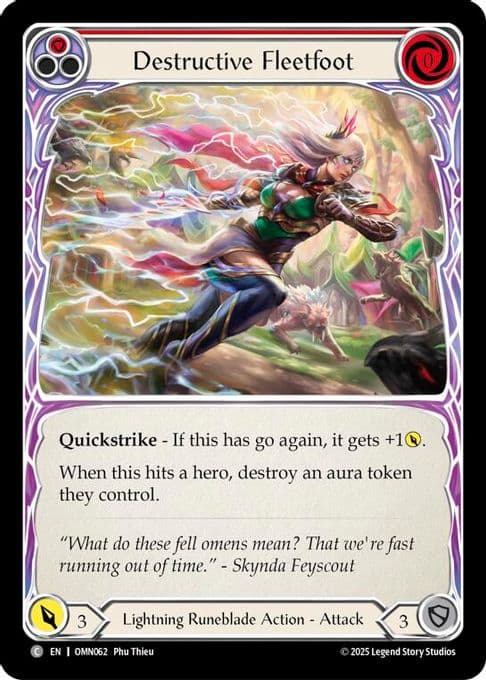 Destructive Fleetfoot (Red)