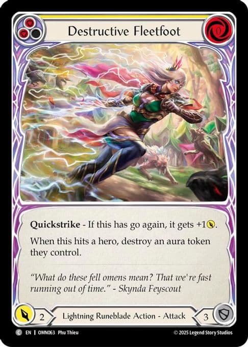 Destructive Fleetfoot (Yellow)